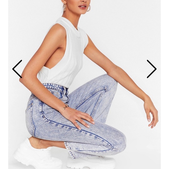 Knit Ribbed Sweater Vest Top - Picture 3 of 5